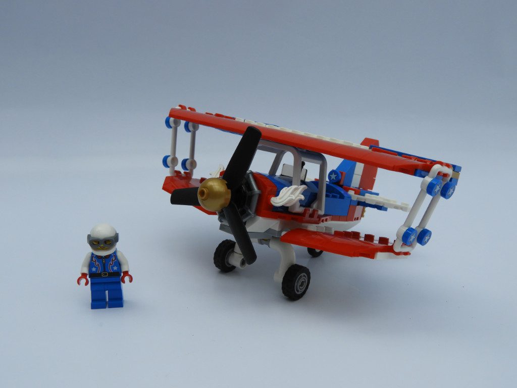 LEGO Creator City Daredevil Stunt Plane Pilot Minifigure 31076 Mini Fig