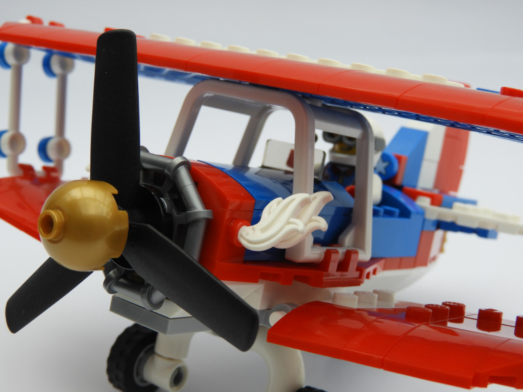 LEGO Creator City Daredevil Stunt Plane Pilot Minifigure 31076 Mini Fig