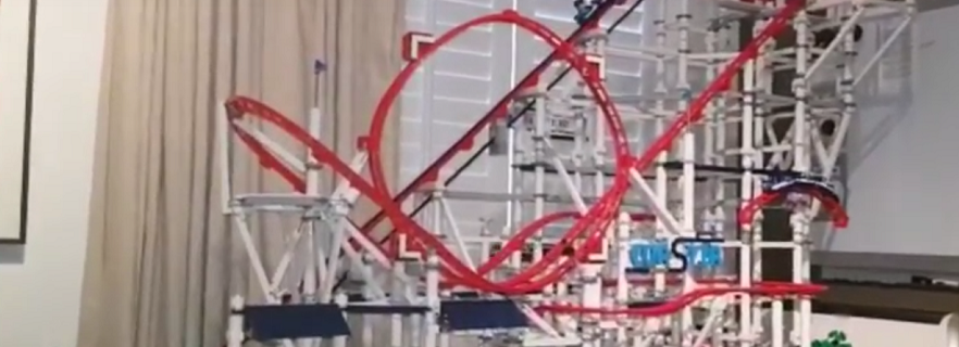 lego roller coaster boost