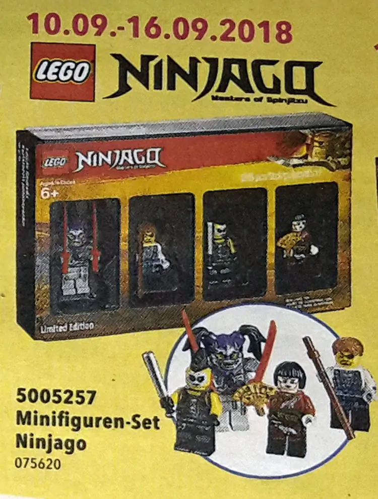 LEGO Toys R Us Bricktober NINJAGO minifigure set coming to Germany