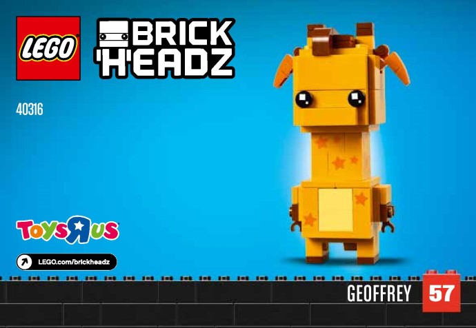 LEGO BrickHeadz 40316 Geoffrey
