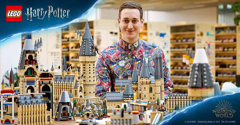 LEGO Harry Potter Justin Ramsden signing
