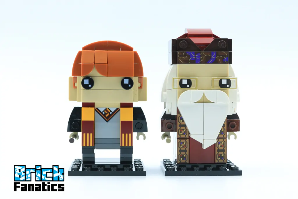 lego brickheadz ron weasley & albus dumbledore