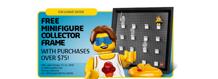 LEGO minifigure collector frame featured
