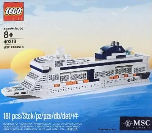 Disney cruise deals ship lego set