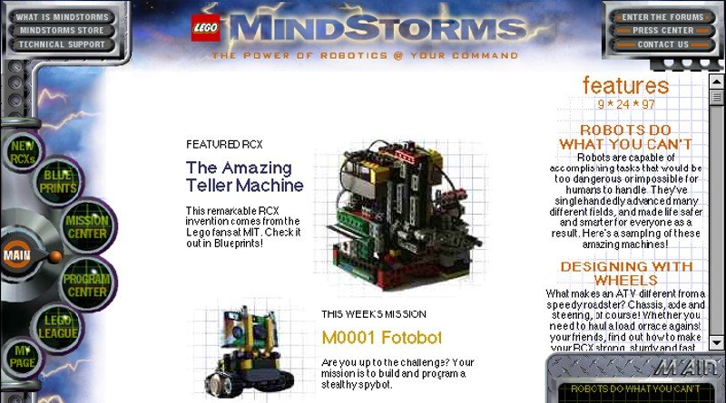mindstorms website