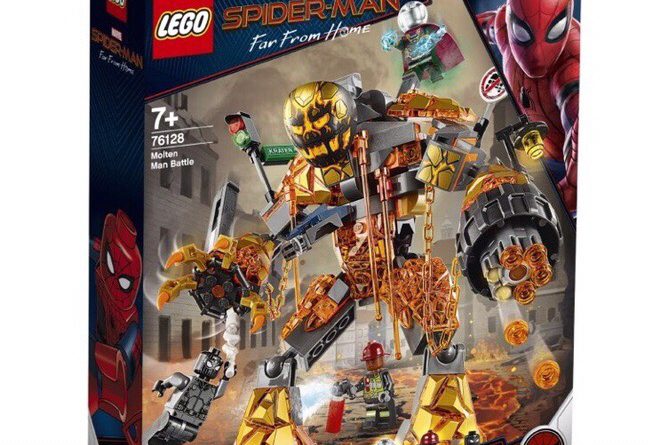 LEGO MArvel Spider Man 76128 Molten Man Battle