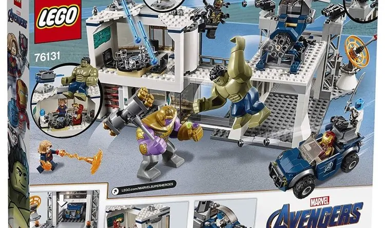 LEGO Marvel Endgame 76131 Avengers Compound Battle box back
