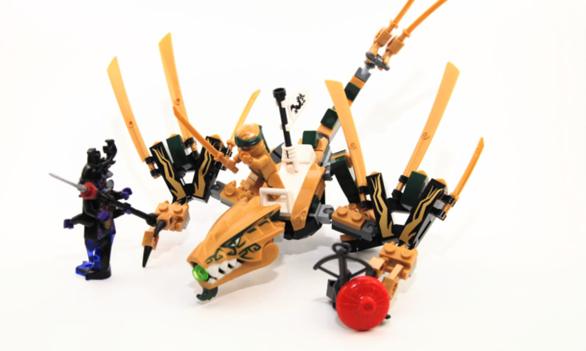 biggest lego dragon set