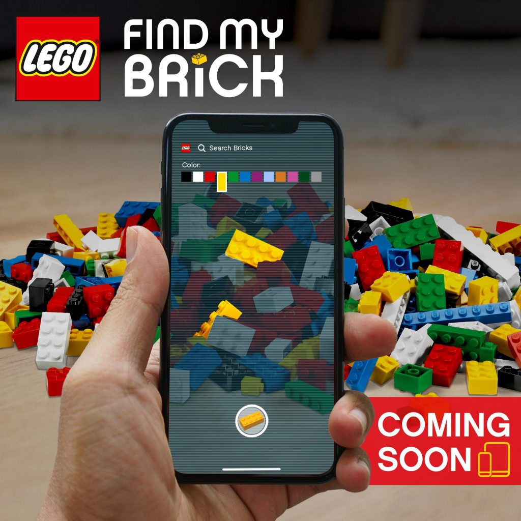 svinge Væk Bygger LEGO Find My Brick app announced