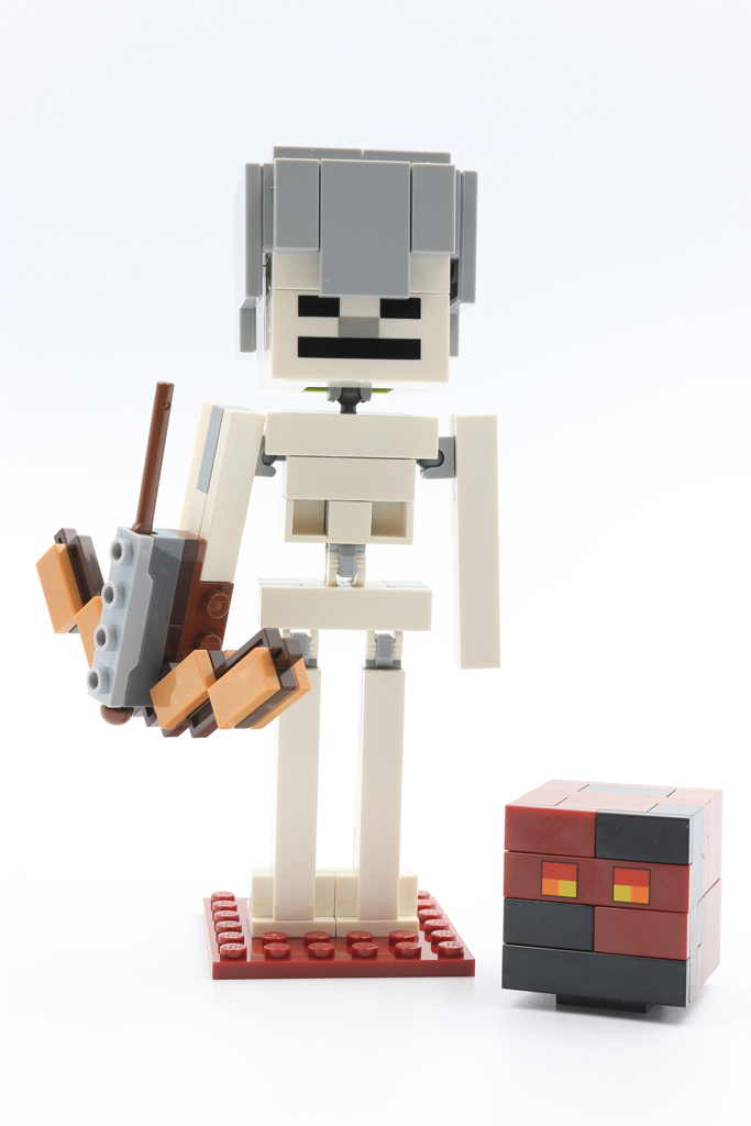 Lego Minecraft Skeleton Bigfig With Magma Cube Review