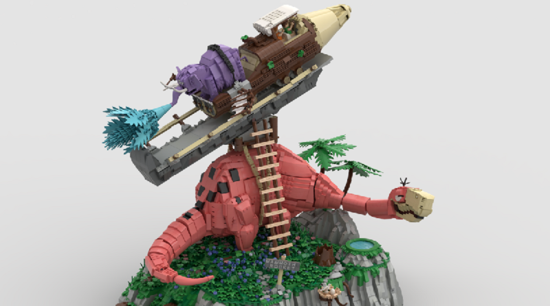 LEGO Idea Mammoth Rocket Ride Featured 800 445