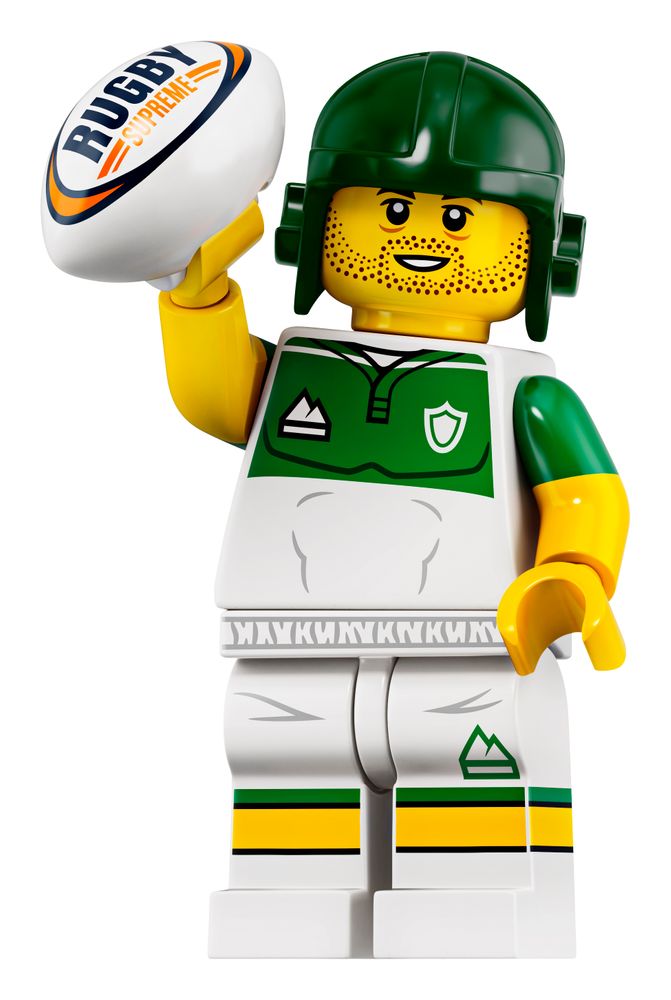 Caballero mínimo Haz un experimento LEGO-Collectible-Minifigures-Series-19-rugby – Brick Fanatics