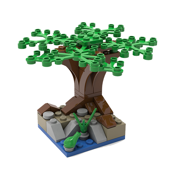 Lego crea e prendi l'albero