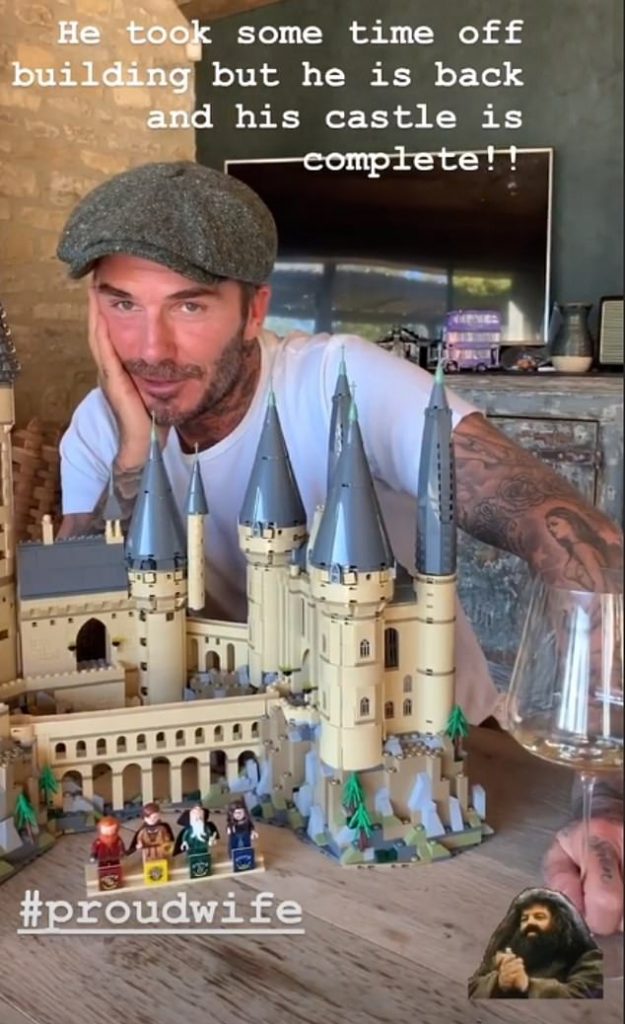 David Beckham LEGO Hogwarts Castle