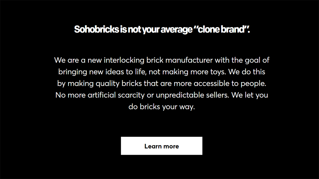Soho Bricks clone brand