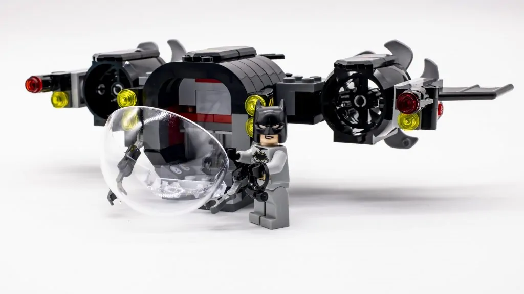 batman outside the sub