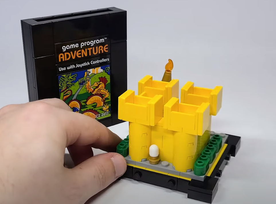 LEGO Atari 2600 easter egg Adventure