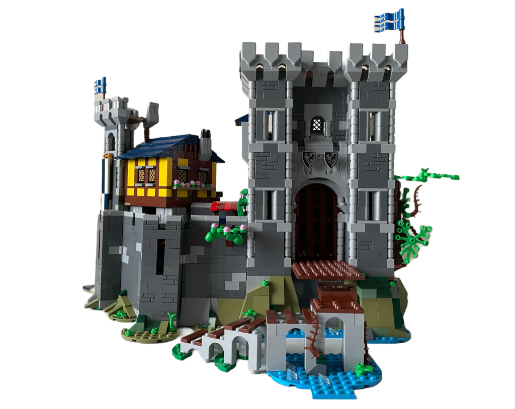 LEGO Creator 3 in 1 31120 Medieval Castle 10305 Lion Knights Castle alt build Rebrickable 3
