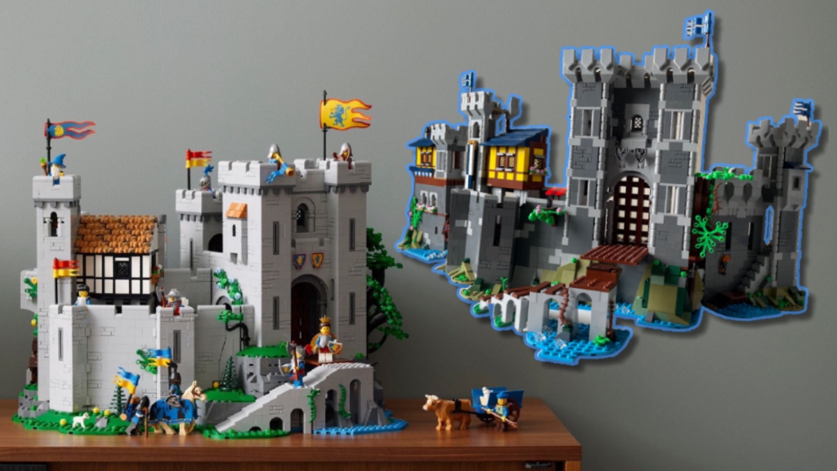klippe Niende Tahiti Recreate LEGO Lion Knights' Castle with Medieval Castle
