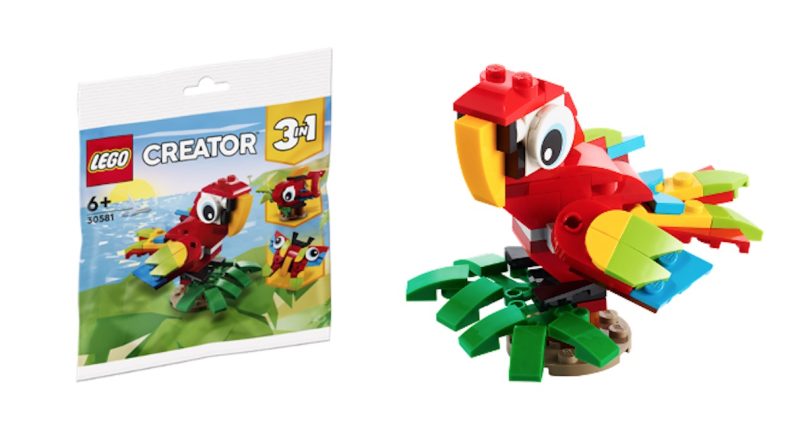 LEGO Creator 3 in 1 ტროპიკული თუთიყუში