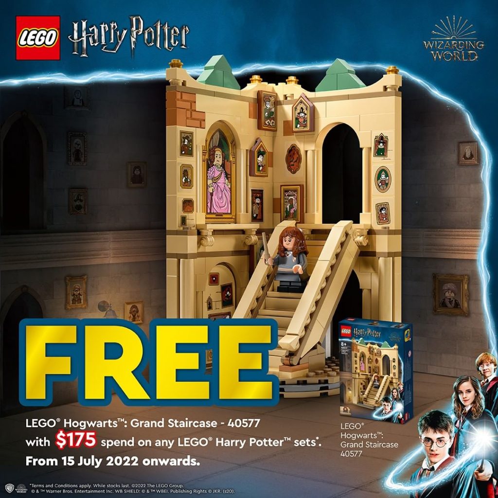 LEGO Harry Potter 40577 Hogwarts Grand Staircase GWP Singapore Instagram
