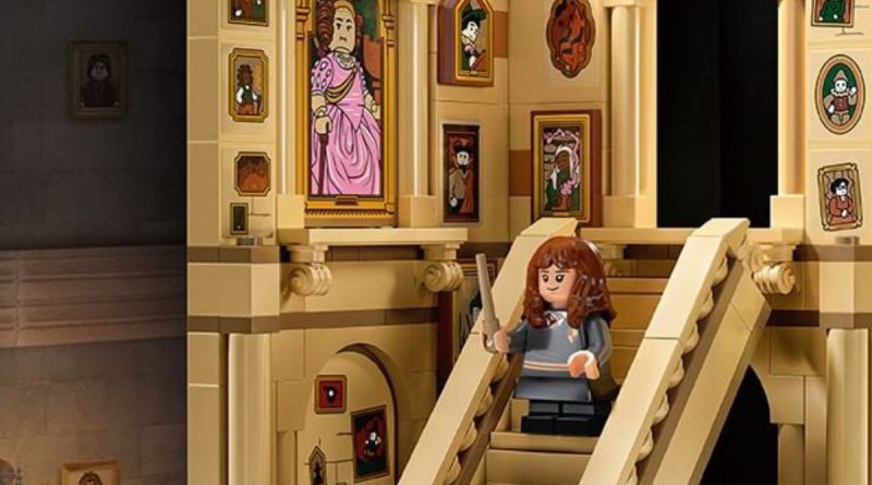 Lego ဟယ်ရီပေါ်တာ 40577 Hogwarts Grand Staircase GWP Singapore Instagram တွင် အထူးအသားပေး ၂