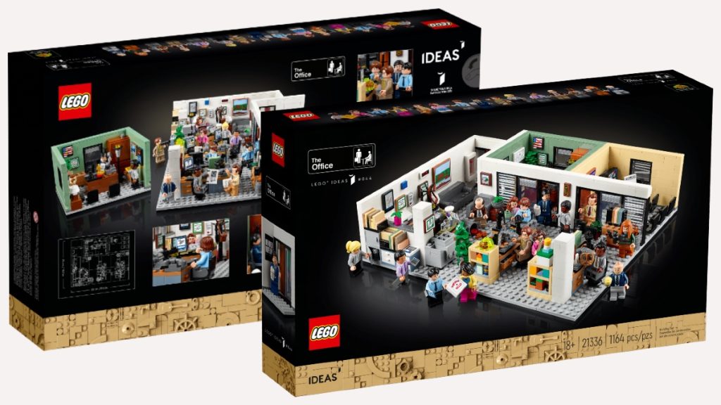 LEGO Ideas 21336 The Office box art front and back