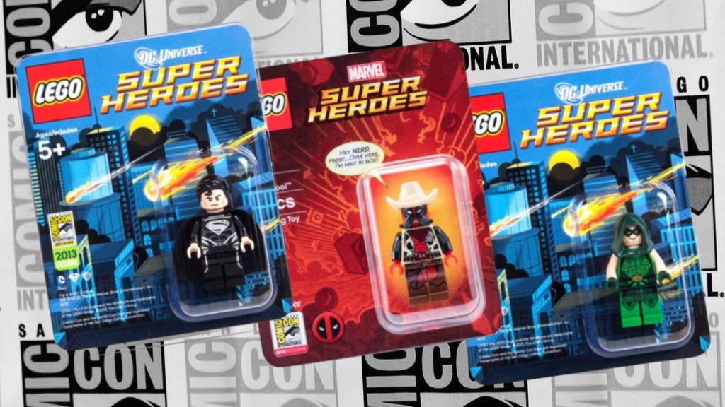 LEGO Marvel SDCC minifigures featured