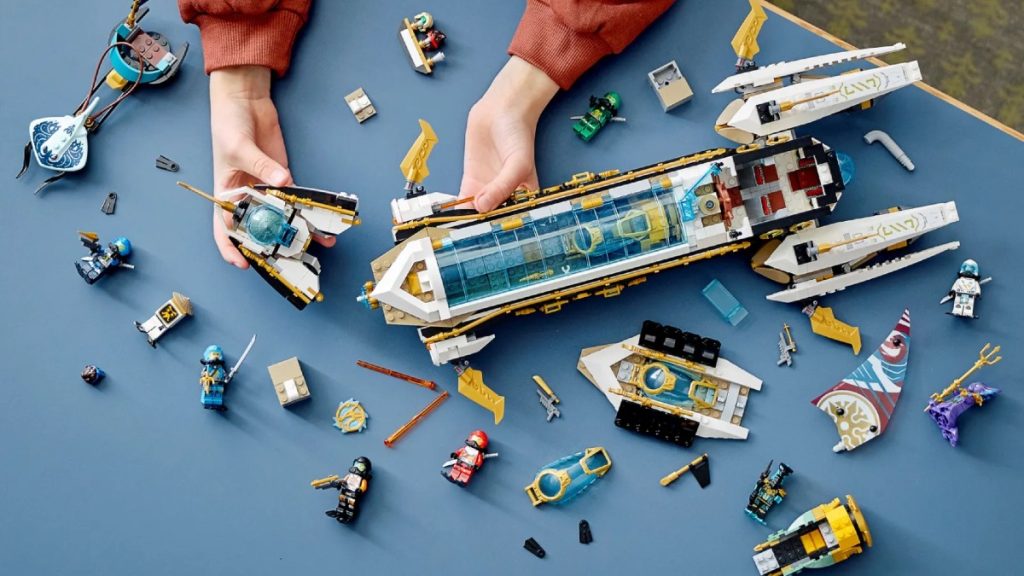 LEGO NINJAGO 71756 Hydro Bounty lifestyle unbuilt featured 1024x576
