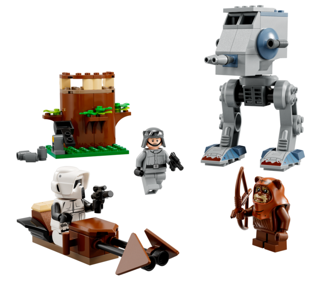 LEGO Star Wars 75332 AT ST contents