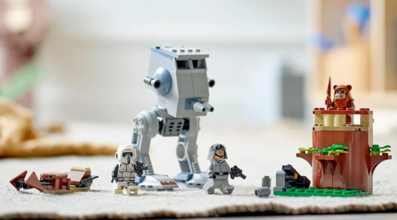 Lego Star Wars 75332 AT ST လူနေမှုပုံစံကို အသားပေးထားသည်။
