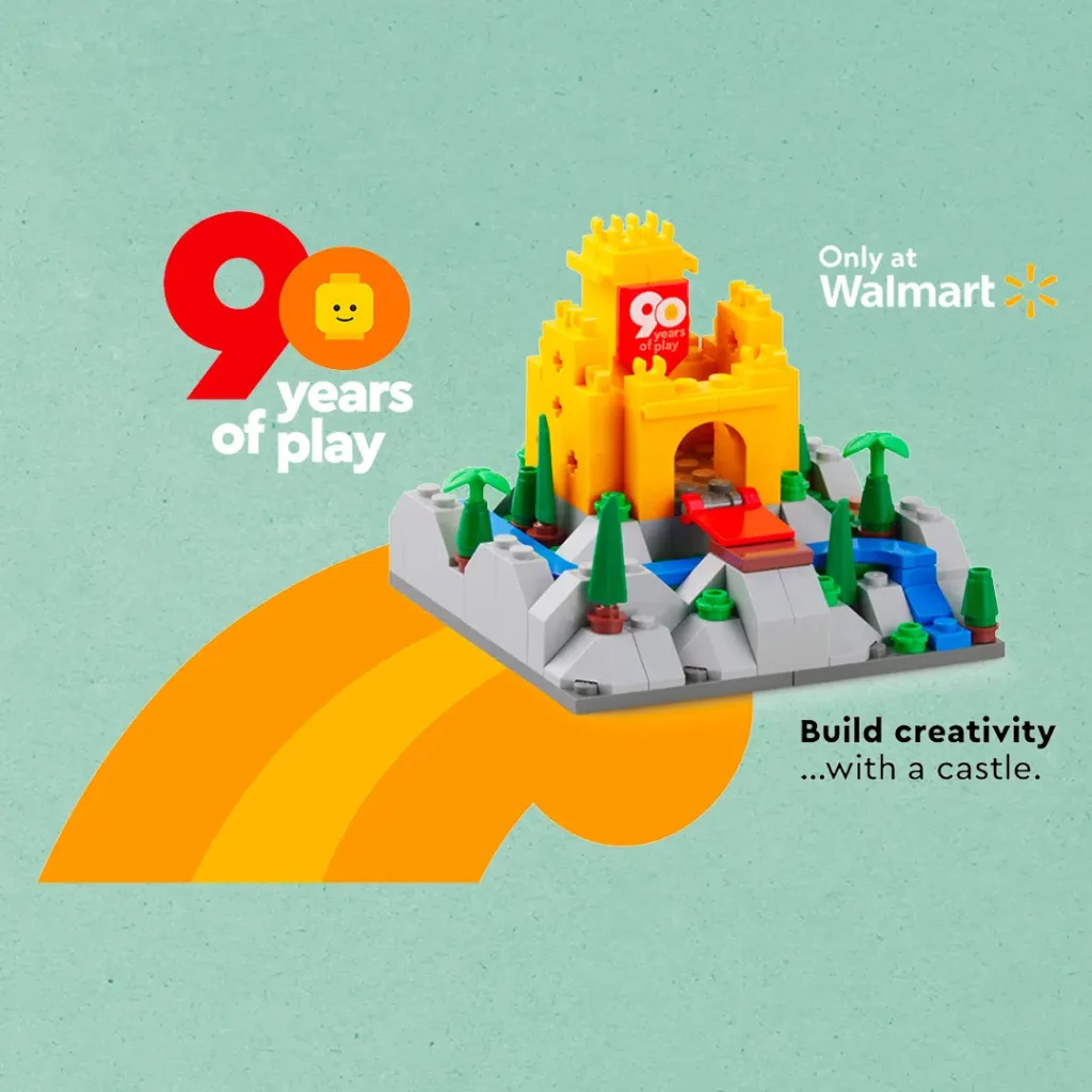 LEGO 90th anniversary mini 375 Castle Walmart