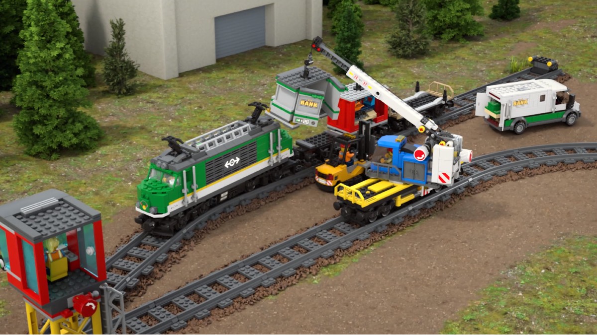 LEGO CITY Cargo Train 60198 Review - RETIRED set - NEW Powered Up