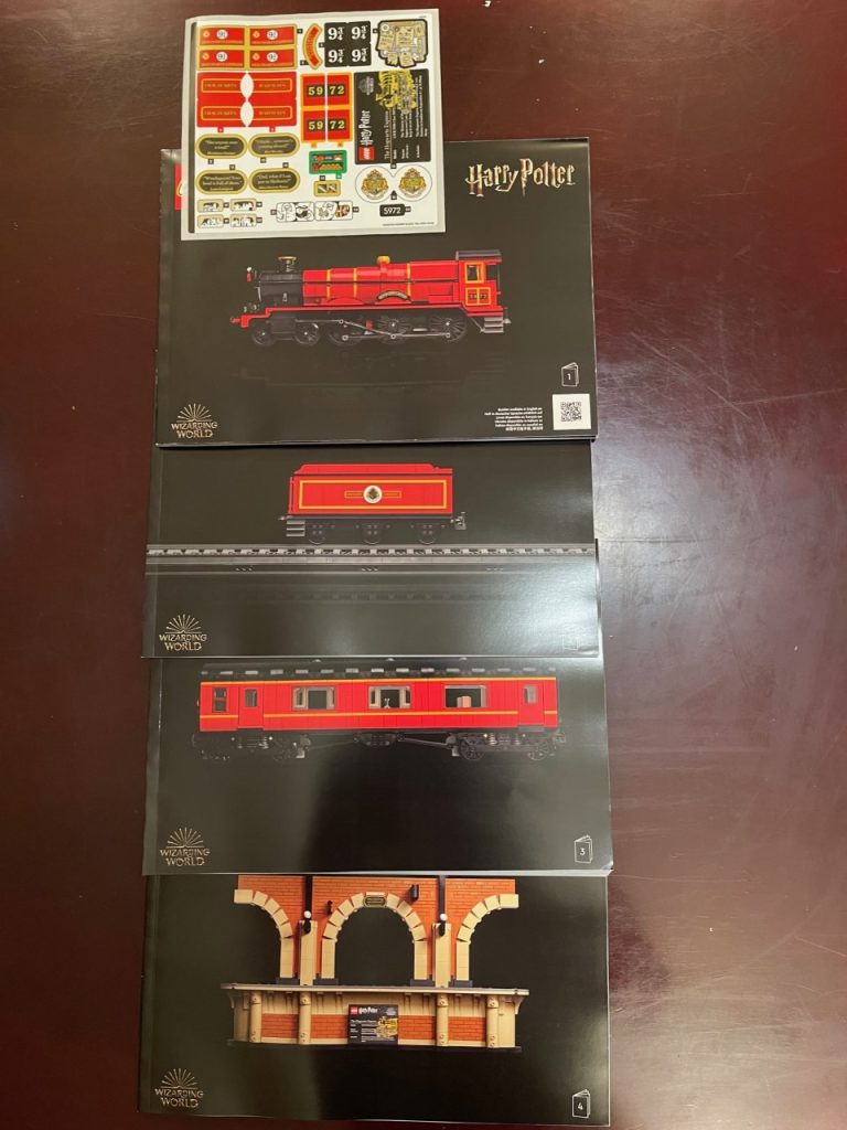 LEGO Harry Potter 76405 Hogwarts Express Collectors Edition instructions stickers