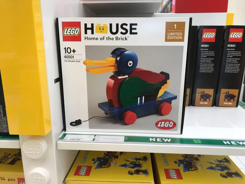 LEGO 40501 The Wooden Duck on sale at Leicester Square