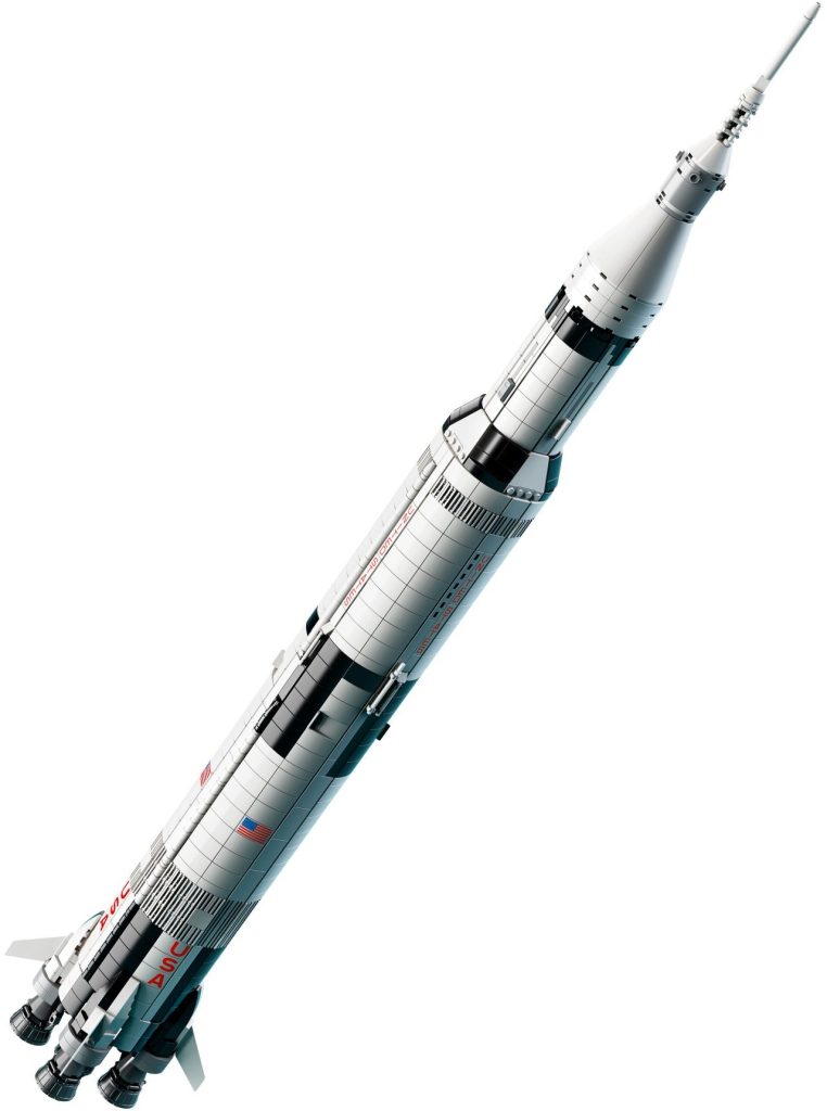 LEGO Ideas 21309 Nasa Apollo Saturn V Action Shot