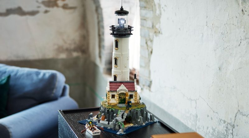 Lego Ideas 21335 Motorized Lighthouse လူနေမှုပုံစံ 1 အသားပေးထားသည်။