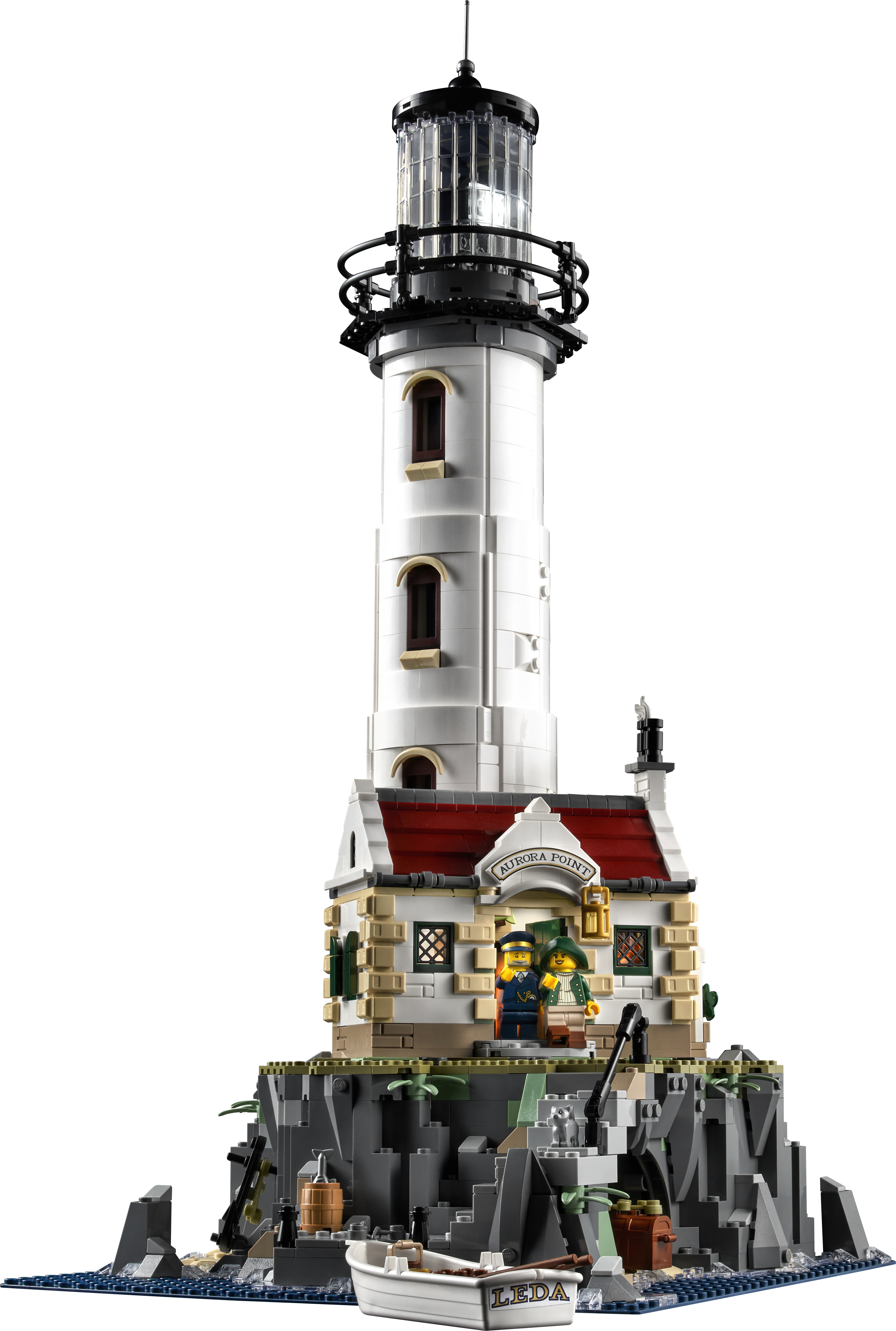 LEGO Ideas 21336 Motorised Lighthouse contents