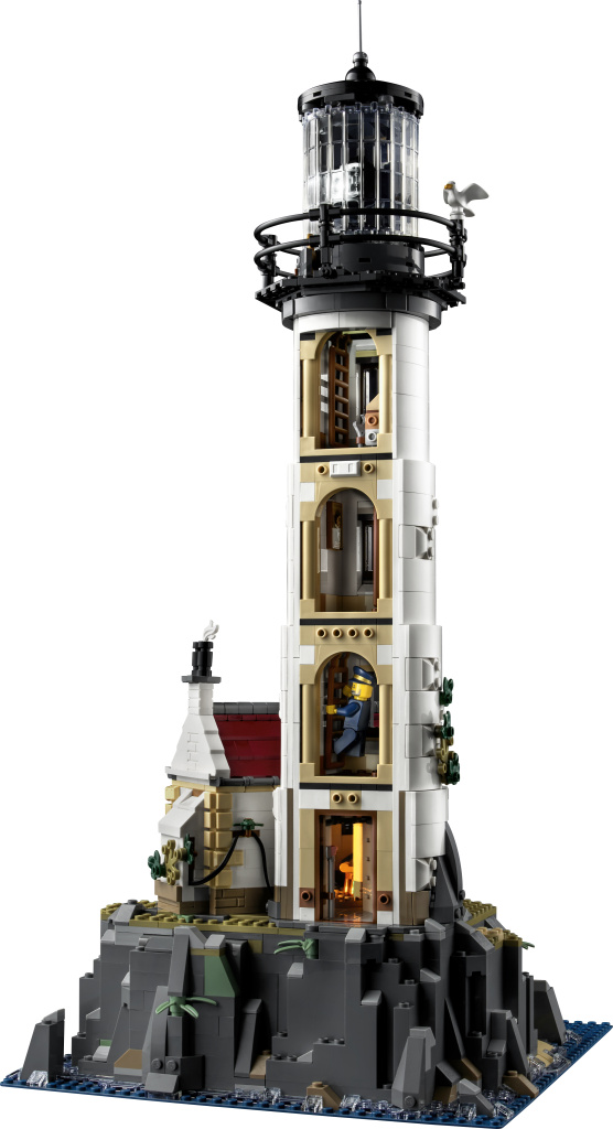 LEGO Ideas 21336 Motorised Lighthouse open