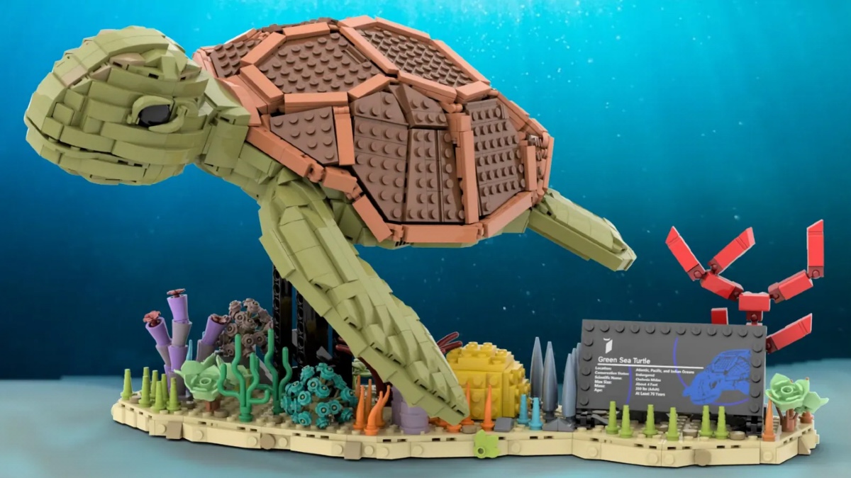 LEGO Ideas UCS Sea Turtle combines nature with a galaxy far, far away