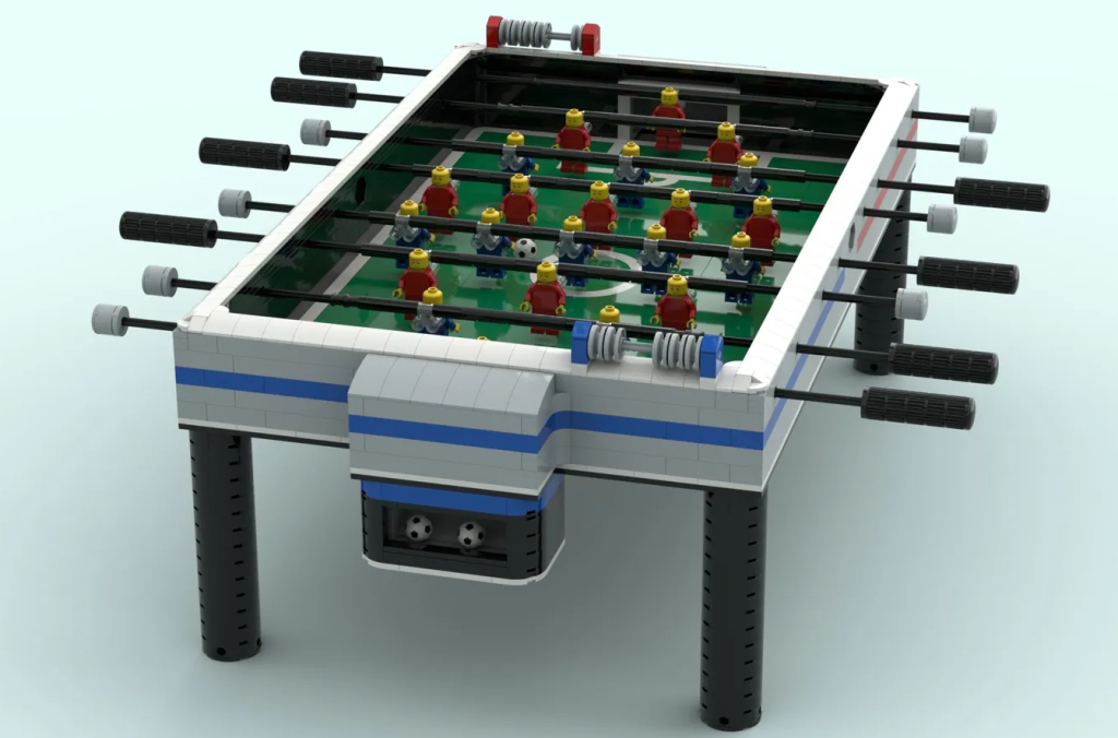 LEGO Ideas foosball table full