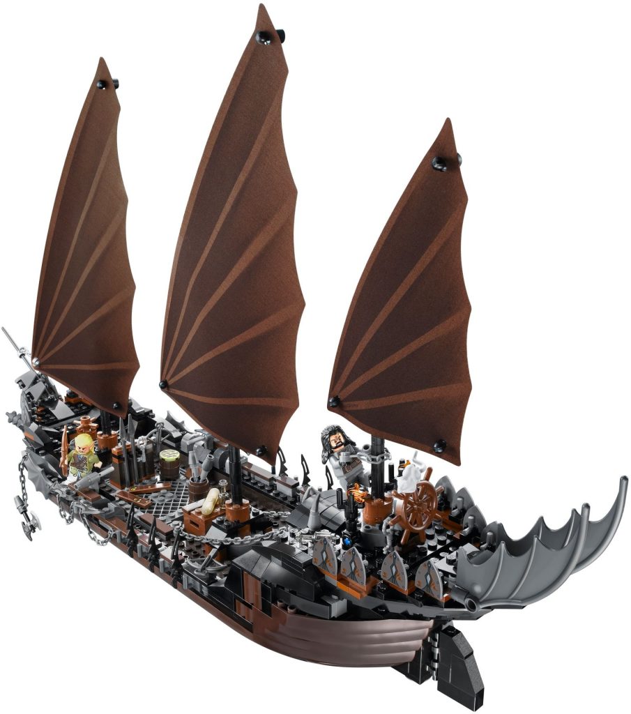 LEGO Herr der Ringe 79008 Rückansicht des Piratenschiff-Hinterhalts