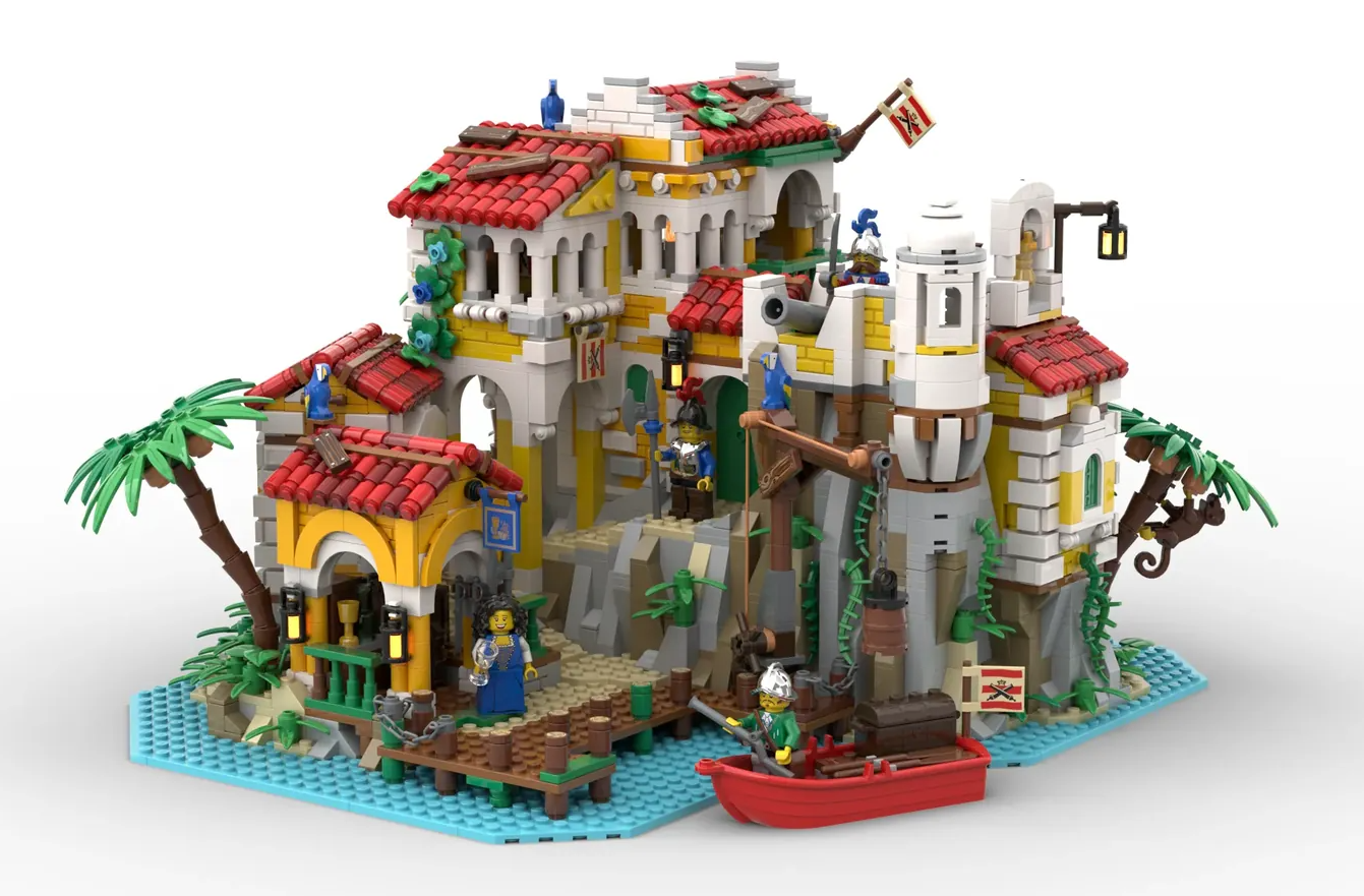 matron pris asiatisk Classic LEGO Pirates port makes it into second 2022 LEGO Ideas review
