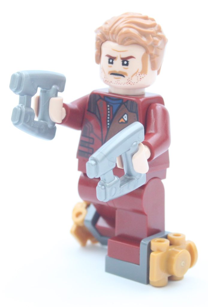 lego marvel 76231 GOTG Advent Calendar review star lord action