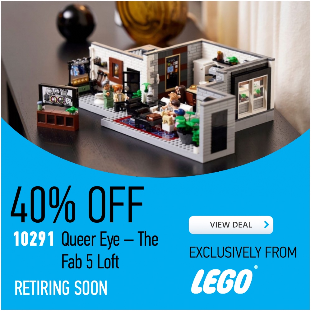 10291 Queer Eye – La carte de l'offre Fab 5 Loft LEGO