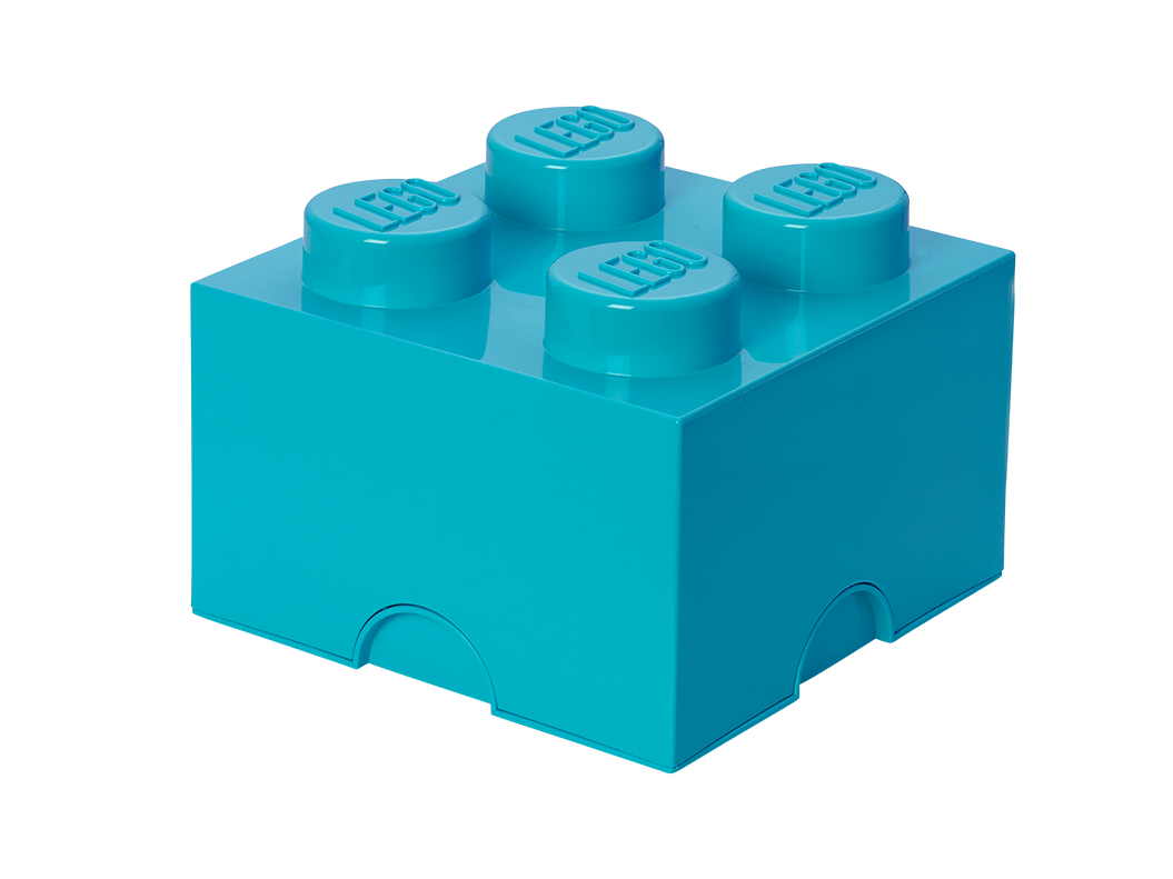 5006936 4Stud Storage Brick Azure Blue LEGO Set, Deals & Reviews