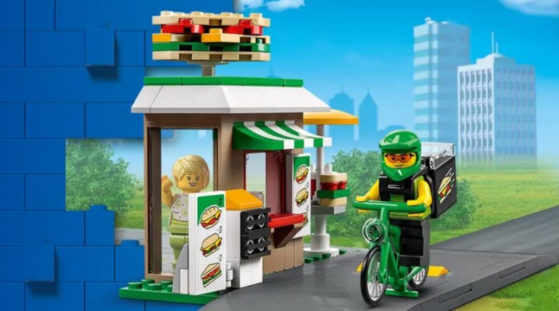 Lego CITY 40578 Sandwich Shop GWP တွင် အသားပေးထားသည်။