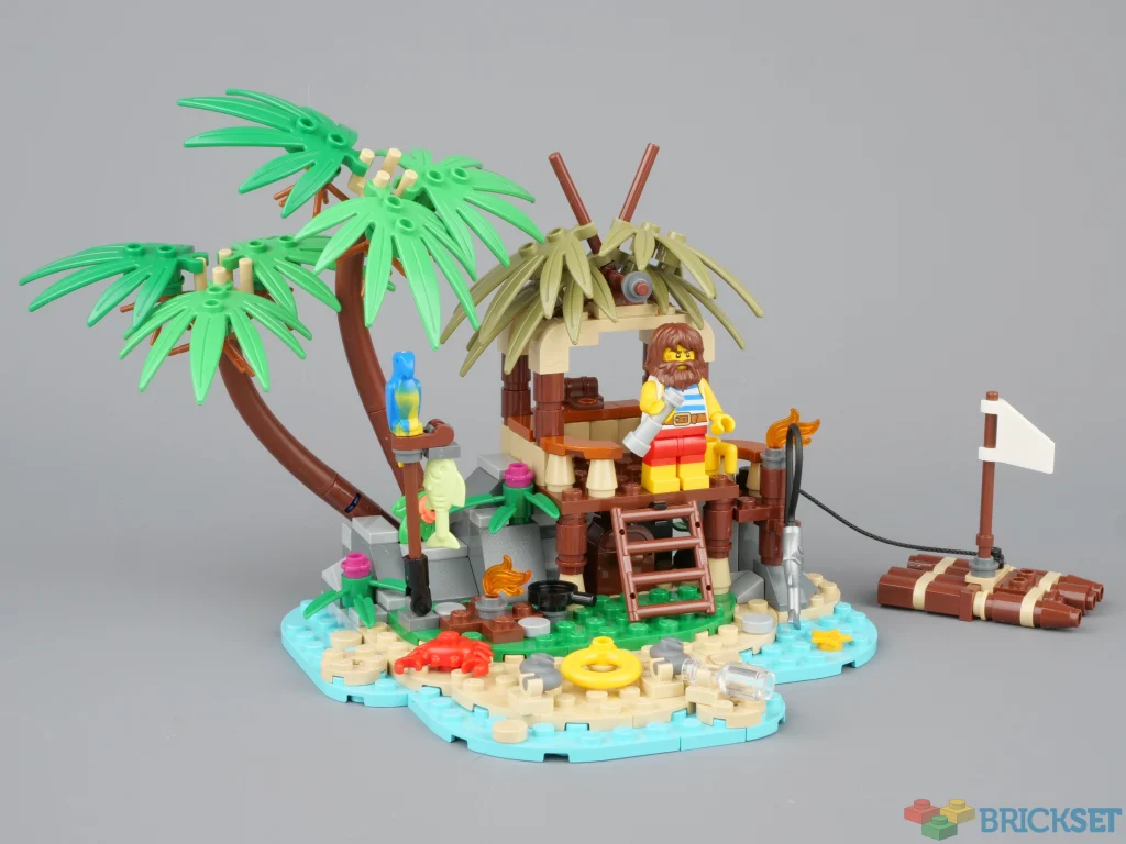 First look at LEGO Ideas 40566 Ray the Castaway free gift