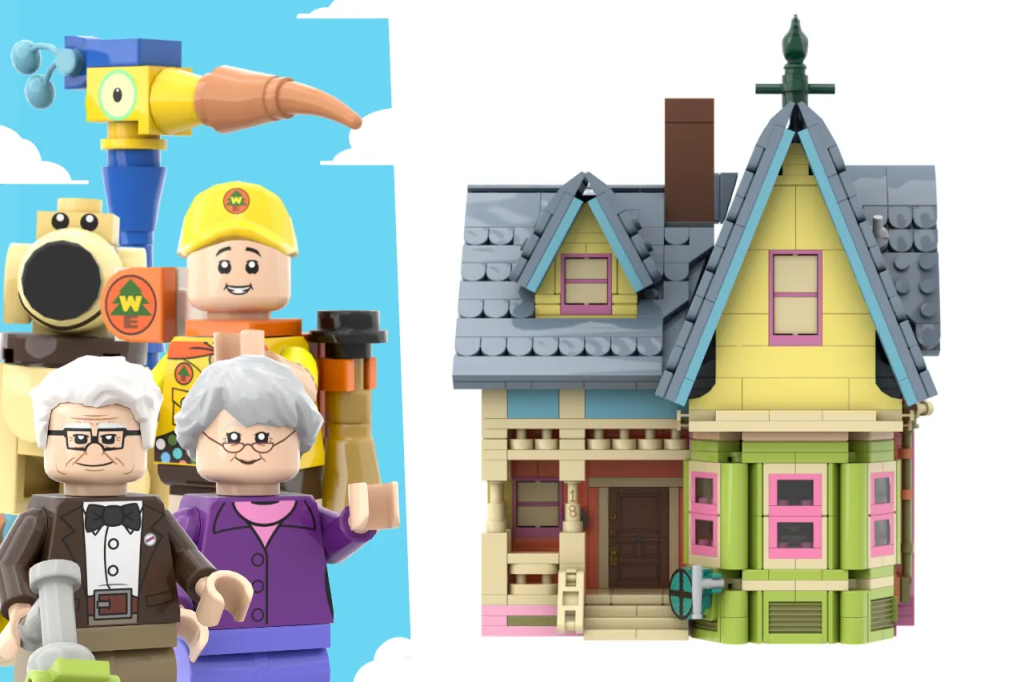 LEGO Ideas Pixars Up House with Balloons 1